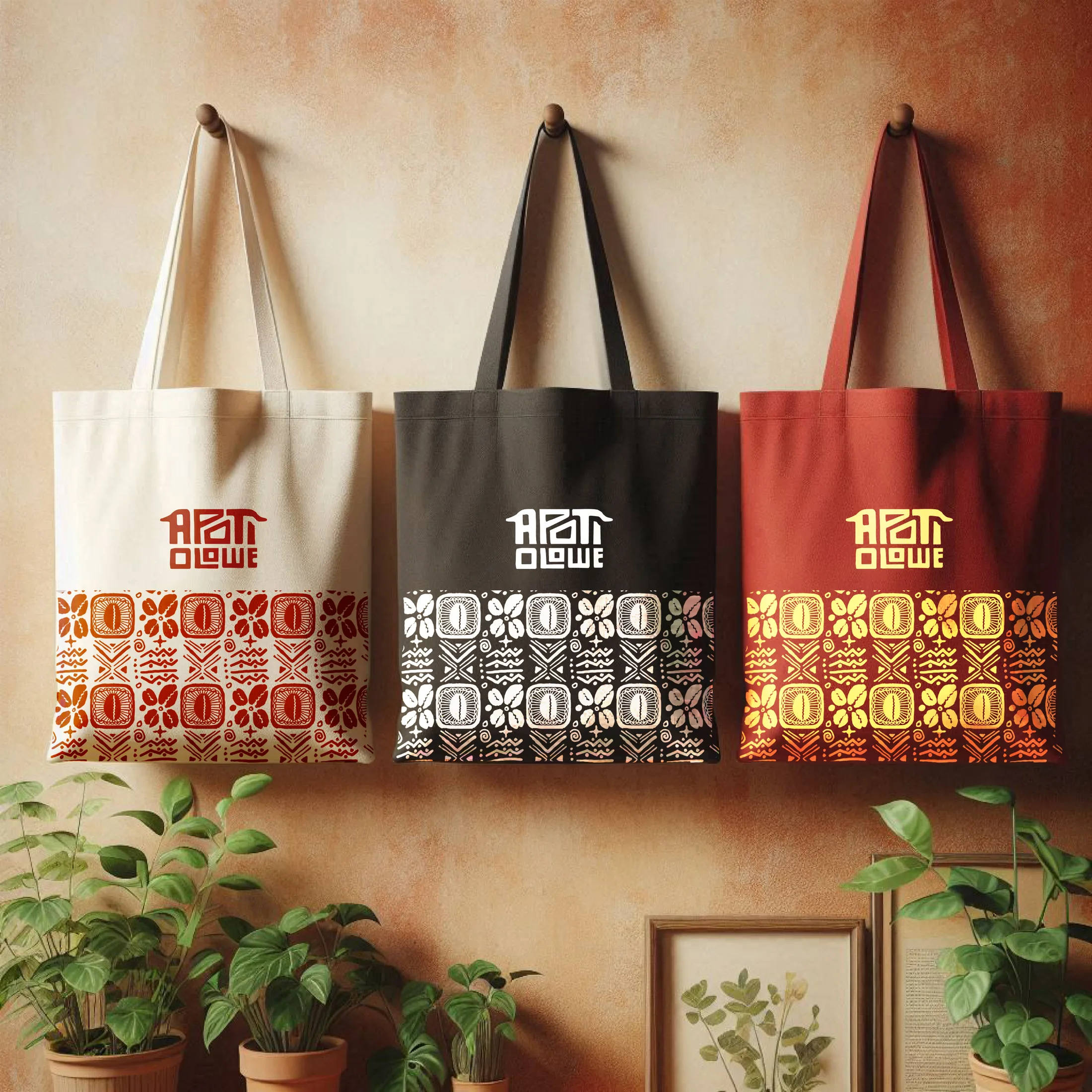 Apoti Olowe tote bag front view
